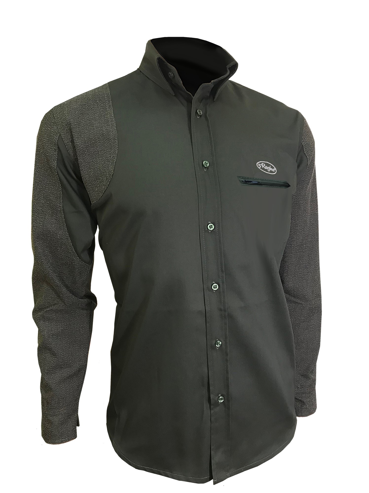 Camicia da Caccia 5 Regina elasticizzata manica rinforzata bottoni caccia